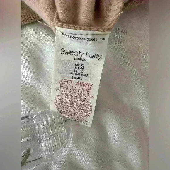 Sweaty Betty Melody Luxe Fleece Drawstring Pullover Size 14 - Picture 12 of 13